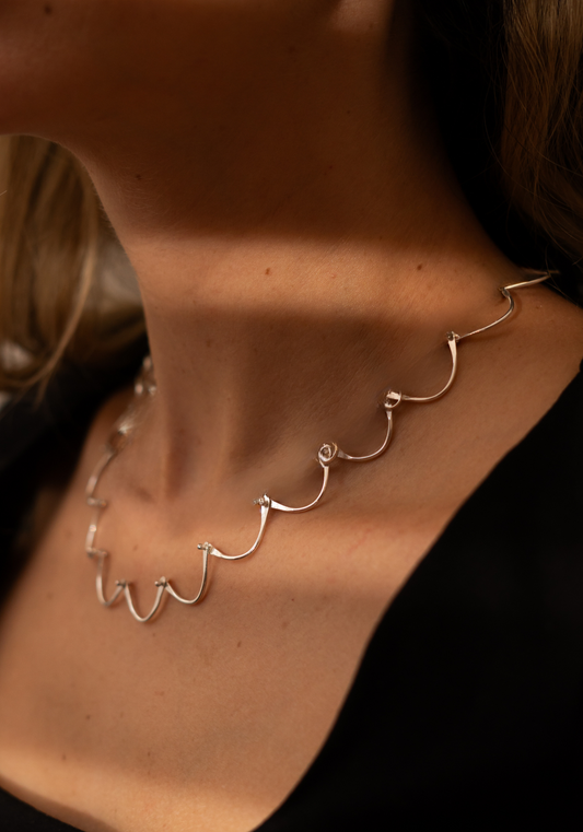 Collar Vita: Diseño Único y Versátil en Plata 950
