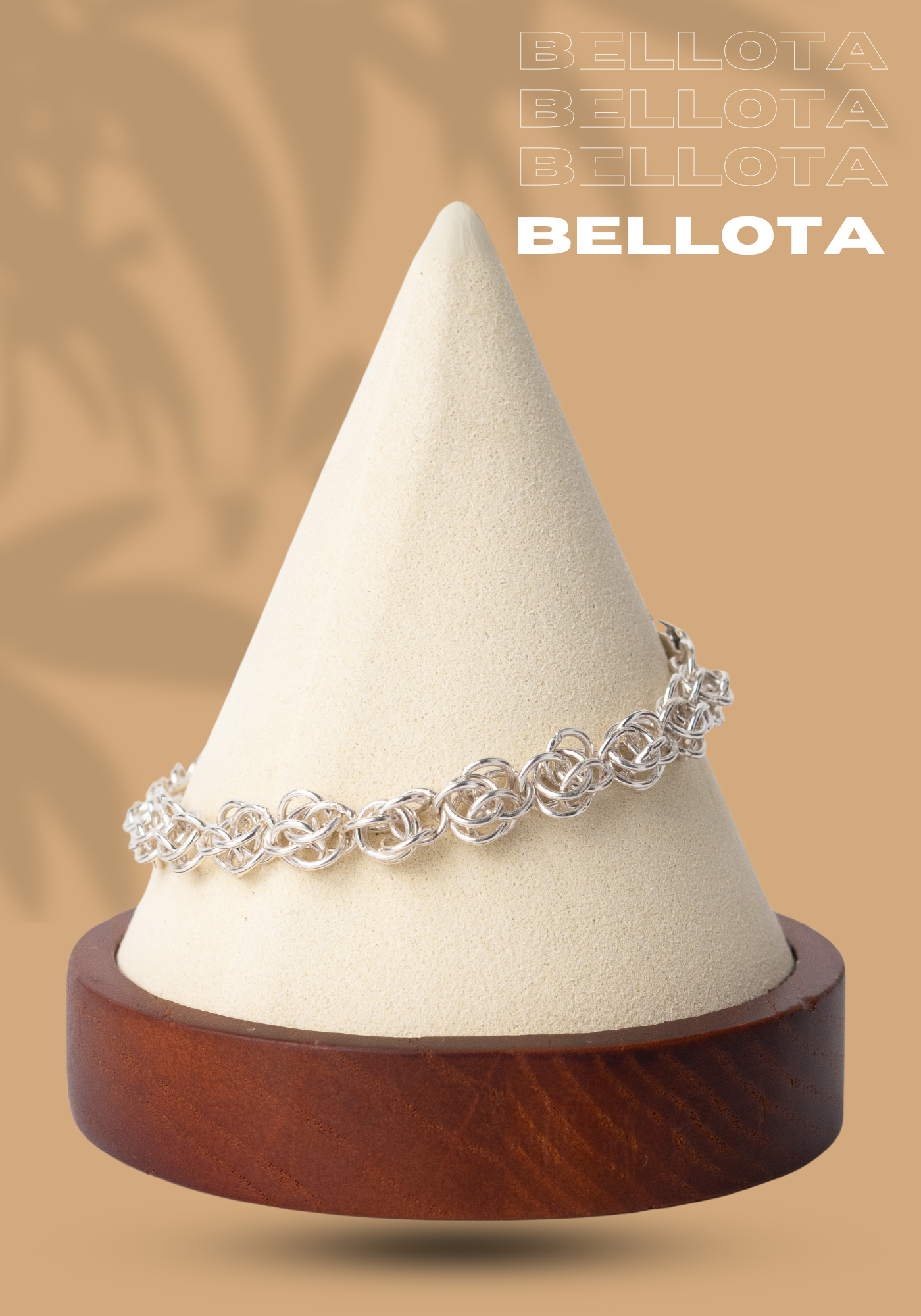 Pulsera Bellota: Diseño Orgánico y Artesanía en Plata 950