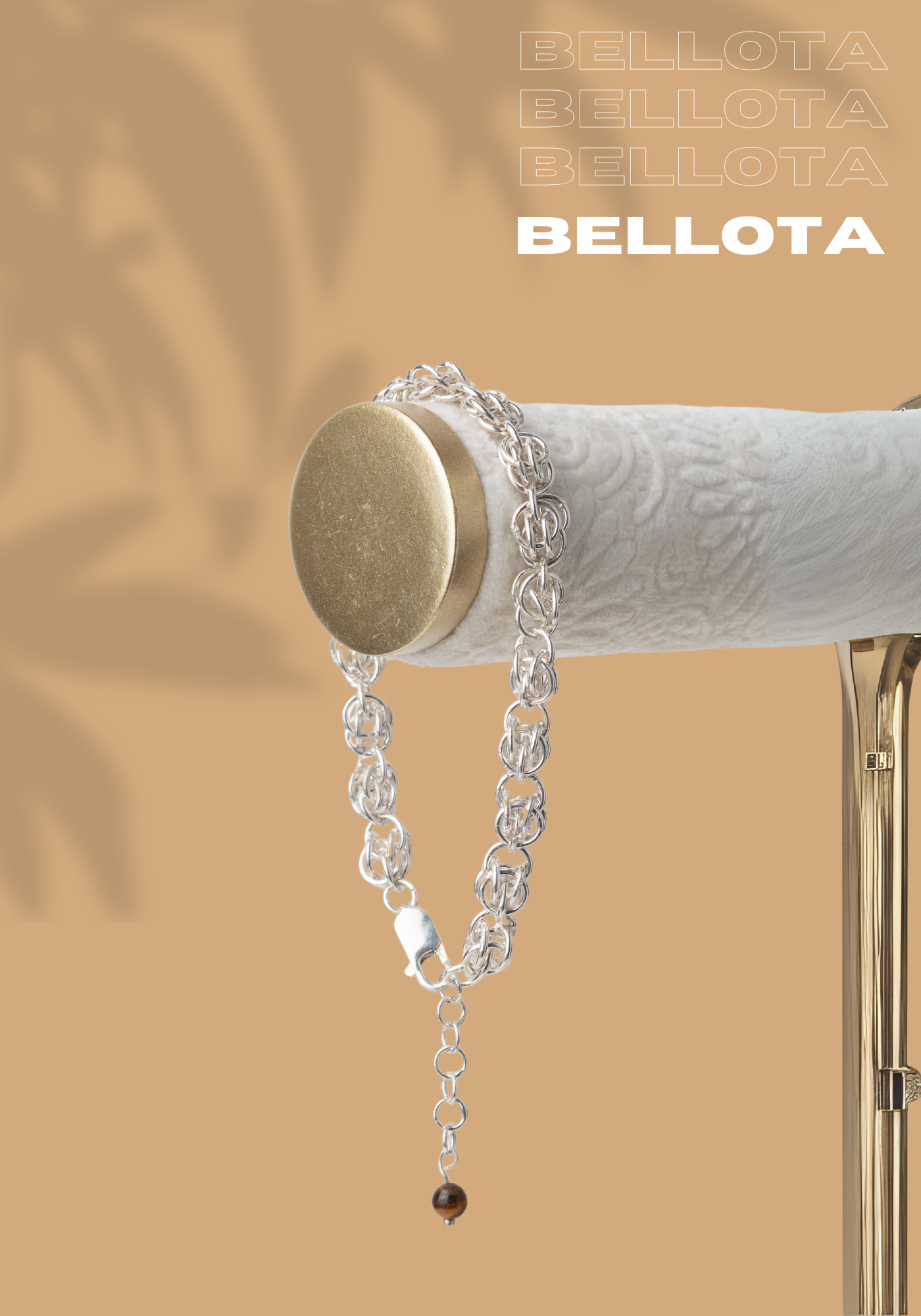 Pulsera Bellota: Diseño Orgánico y Artesanía en Plata 950